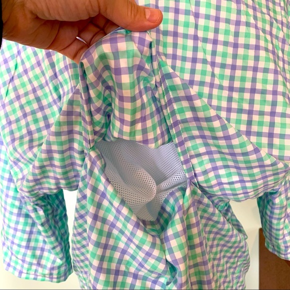 🏷️Men’s Magellan Outdoors Fish Gear MagWick Plaid Vented Shirt Large L - Picture 7 of 8